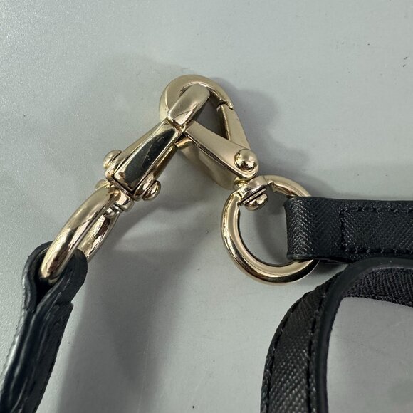 Kate Spade New York Black Saffiano leather Gold-done Hardware Adjustable Strap - Picture 9 of 10